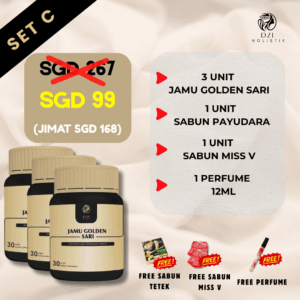 PAKEJ SET C 3 BOTOL