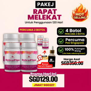 SET RAPAT MELEKAT : 4 + 2 BOTOL + FREEGIFT